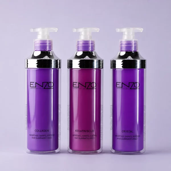 Enzo Crystal ,Collagen ,keratin Gold Combo 300ml