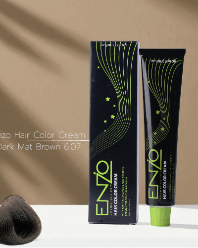 Enzo Hair Color Cream 100ml Dark Mat Blonde 6.07