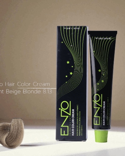 Enzo Hair Color Cream 100ml Light Beige Blonde 8.13