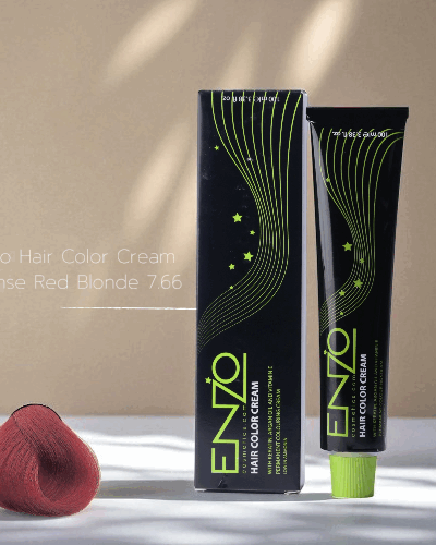 Enzo Hair Color Cream 100ml Intense Red Blonde 7.66