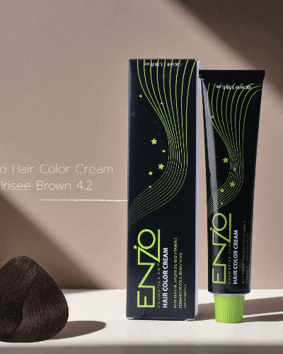 Enzo Hair Color Cream 100ml Irisee Brown 4.2