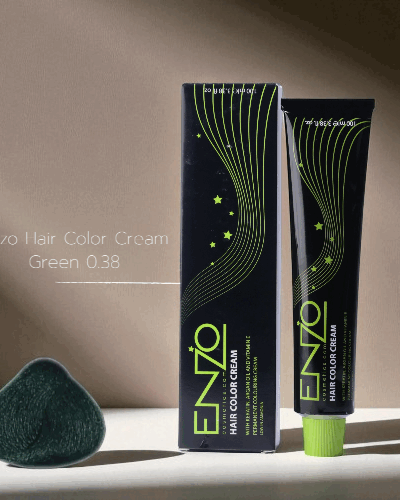 Enzo Hair Color Cream 100ml Green 0.38
