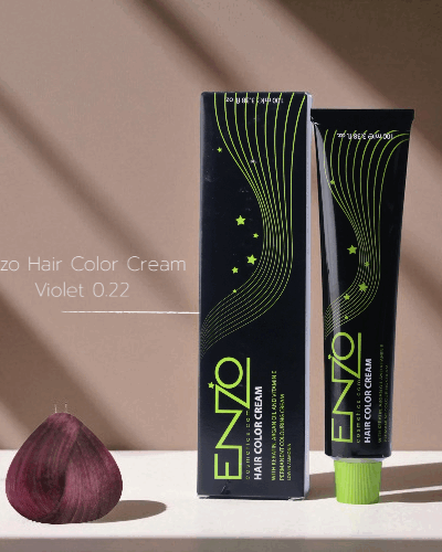 Enzo Hair Color Cream 100ml Violet 0.22