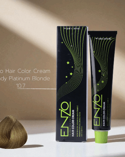 Enzo Hair Color Cream 100ml Sandy Platinum Blonde 10.7