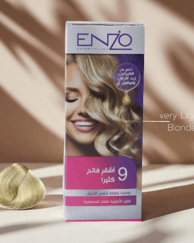 Enzo Hair Color Women Very Light Blonde 9
