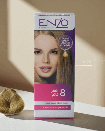 Enzo Hair Color Women Light Blonde 8