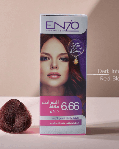 Enzo Hair Color Women Dark Intense Red Blonde 6.66