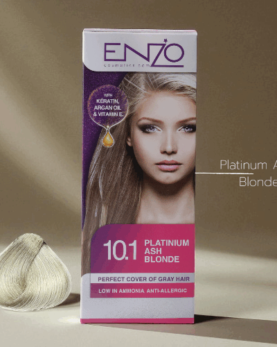 Enzo Hair Color Women Platinum Ash Blonde 10.1