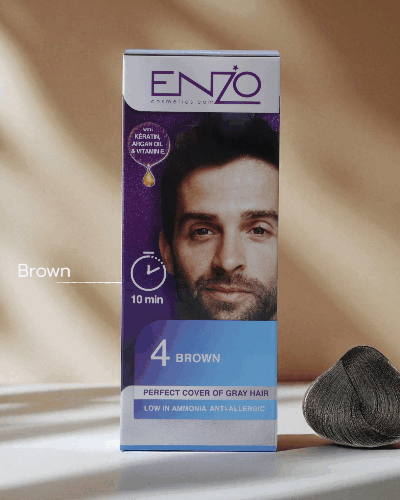Enzo Hair Color Men Brown 4
