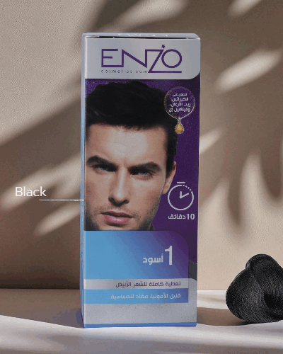 Enzo Hair Color Men Black 1