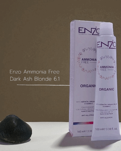 Enzo Ammonia Free Dark Ash Blonde 6.1