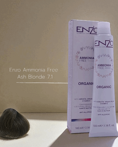 Enzo Ammonia Free Ash Blonde 7.1