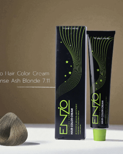 Enzo Hair Color Cream Intense Ash Blonde 7.11