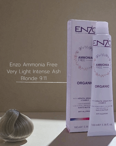 Enzo Ammonia Free Very Light Intense Ash Blonde 9.11