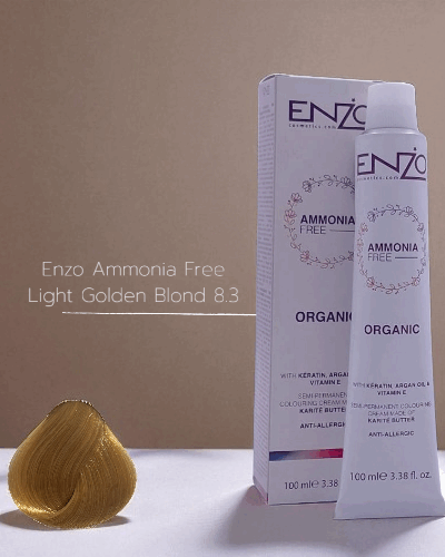 Enzo Ammonia Free Light Golden Blond 8.3