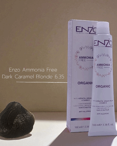 Enzo Ammonia Free Dark Caramel Blonde 6.35