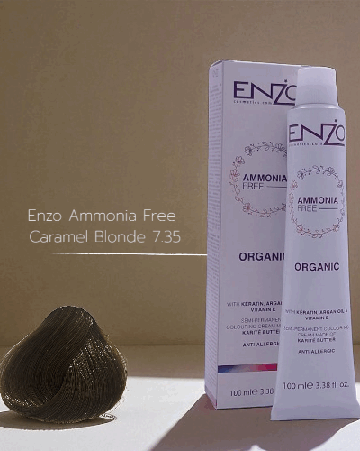 Enzo Ammonia Free  Caramel Blonde 7.35