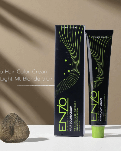 Enzo Hair Color Cream 100ml Very Light Mat Blonde 9.07