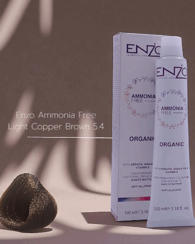 Enzo Ammonia Free Light Copper Brown 5.4