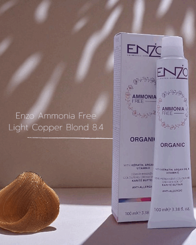 Enzo Ammonia Free Light Copper Blond 8.4