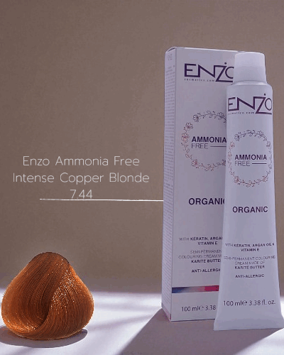 Enzo Ammonia Free Intense Copper Blonde 7.44