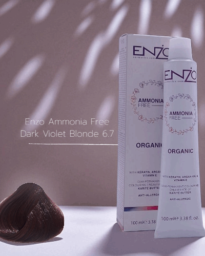 Enzo Ammonia Free Dark Violet Blonde 6.7