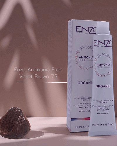 Enzo Ammonia Free Violet Brown 7.7