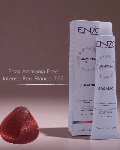 Enzo Ammonia Free Intense Red Blonde 7.66