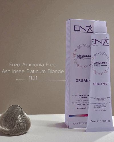 Enzo Ammonia Free Ash Irisee Platinum Blonde 11.21