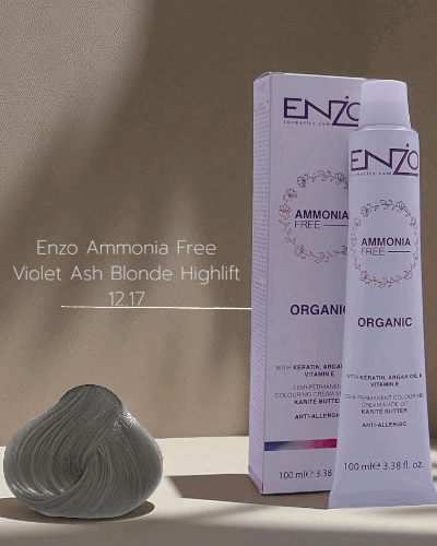 Enzo Ammonia Free Violet Ash Blonde Highlift 12.17