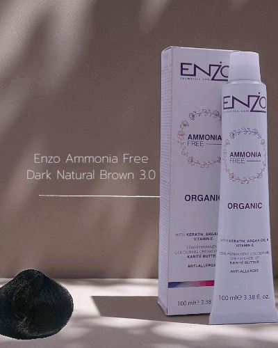 Enzo Ammonia Free Dark Natural Brown 3.0
