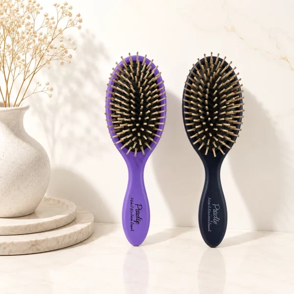 Enzo WoodMassage Hair Brush